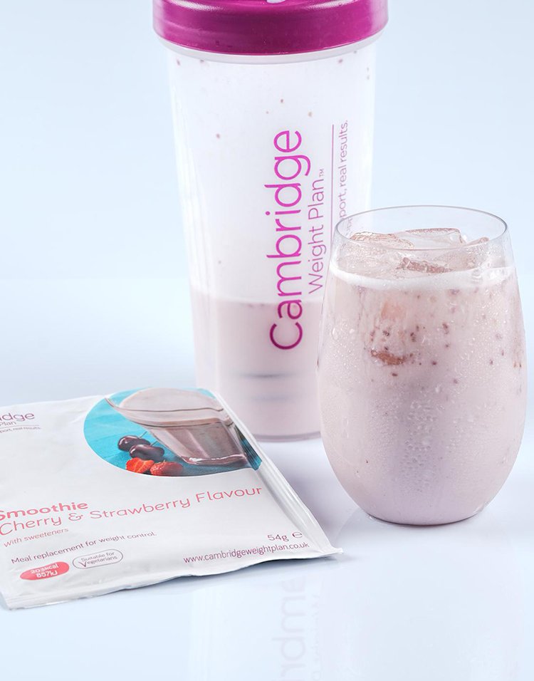 cherry strawberry smoothie